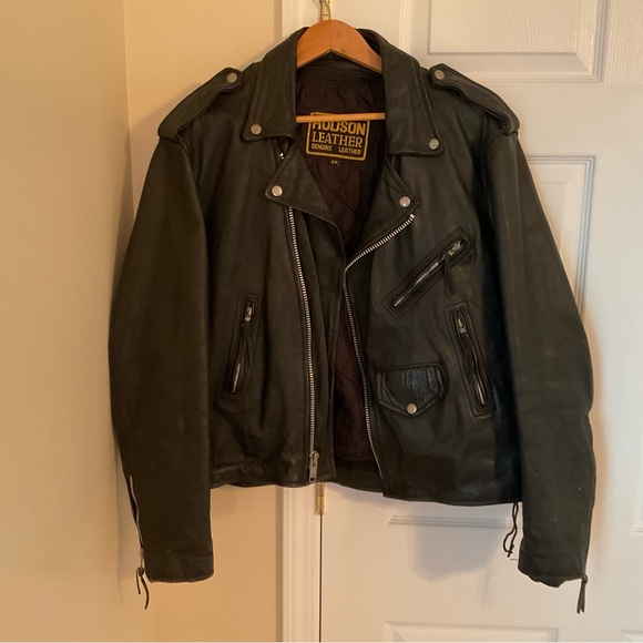 Hudson Leather Other - Vintage Hudson Leather Motorcycle Jacket